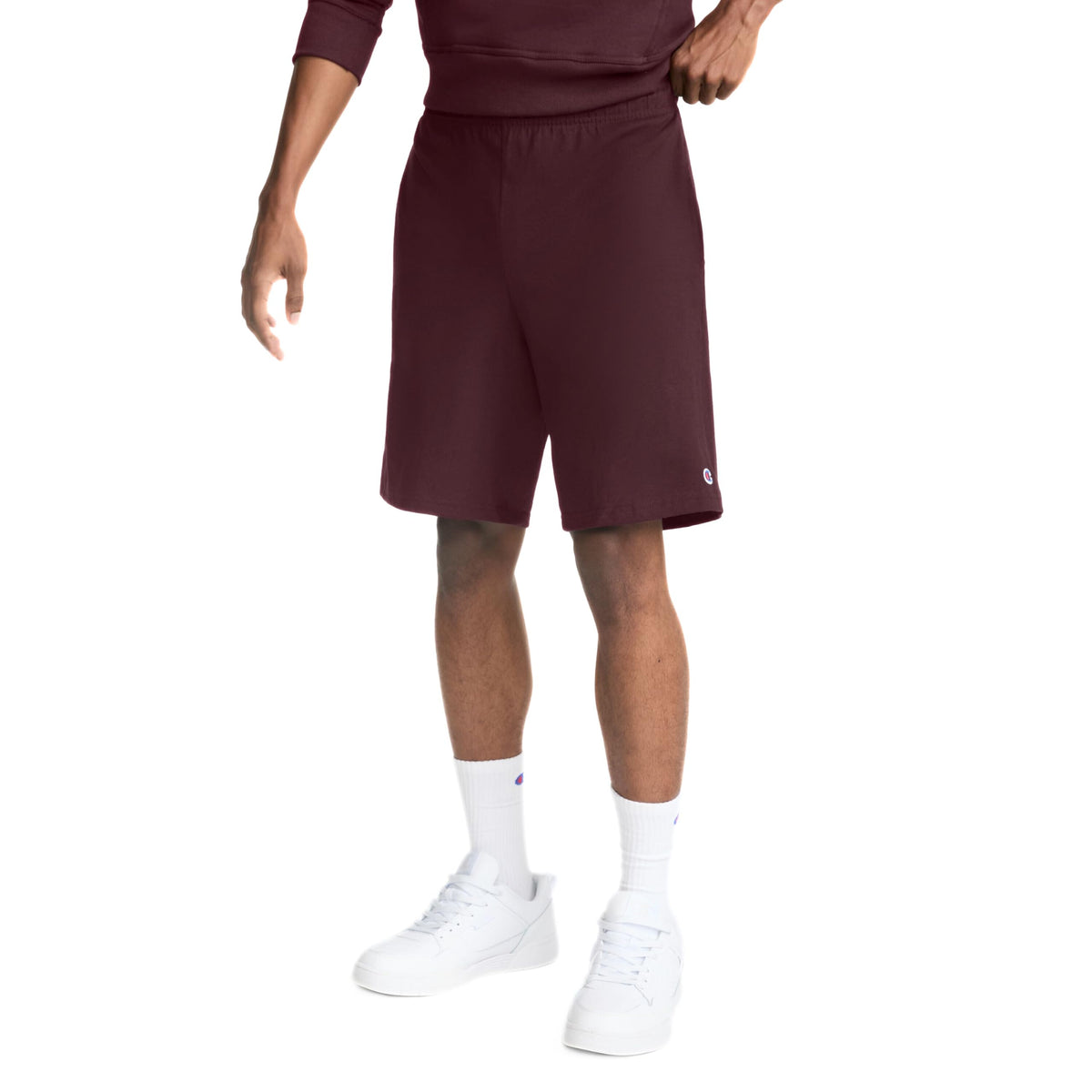 Champion Men's Lounge Shorts, Standard Fit, 9 Inch Inseam, Lightweight 100% Cotton, Available in Regular and Big & Tall