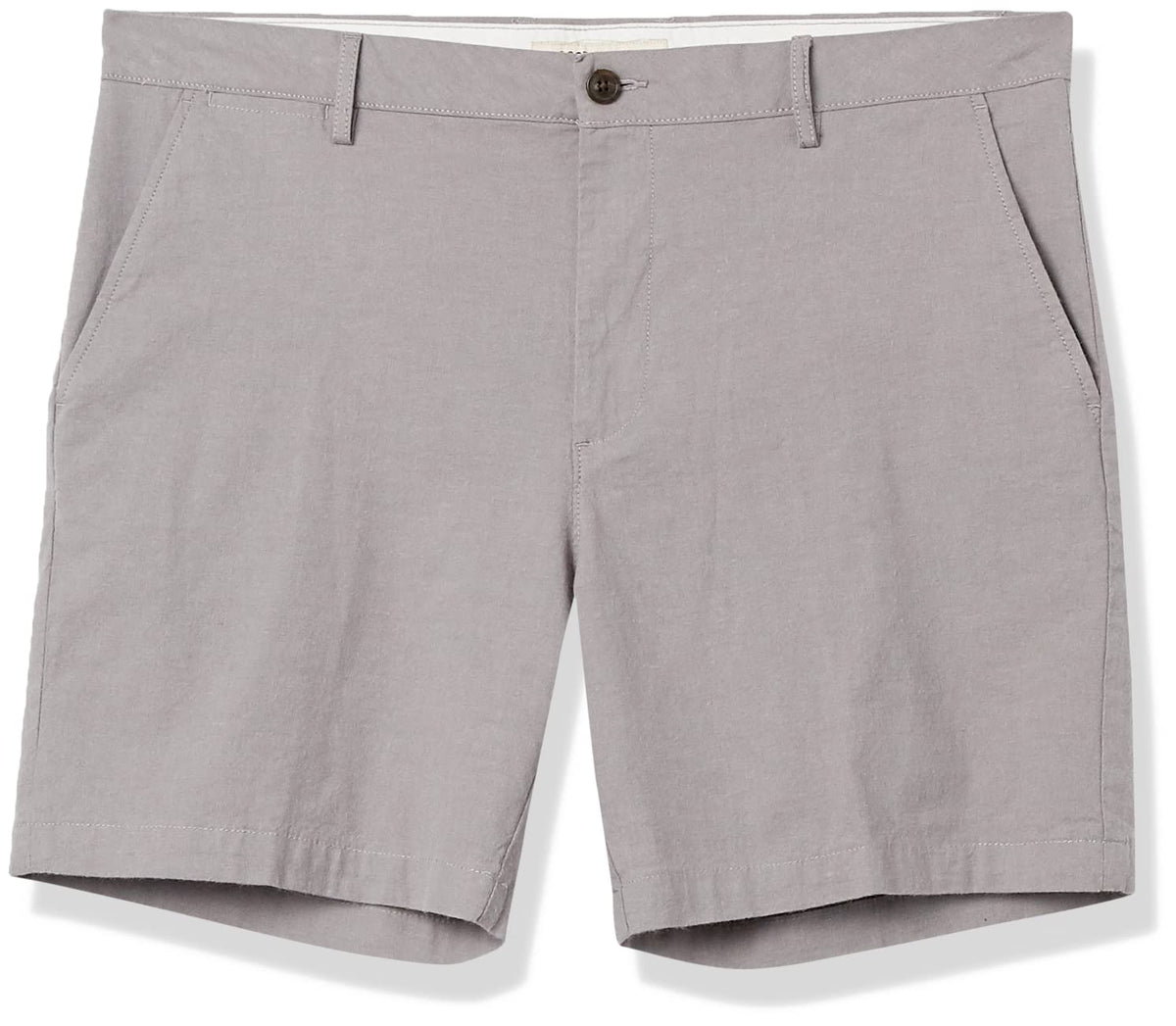 Amazon Essentials Men's Slim-Fit 7" Lightweight Comfort Stretch Oxford Shorts with Tapered Leg for Casual Wear