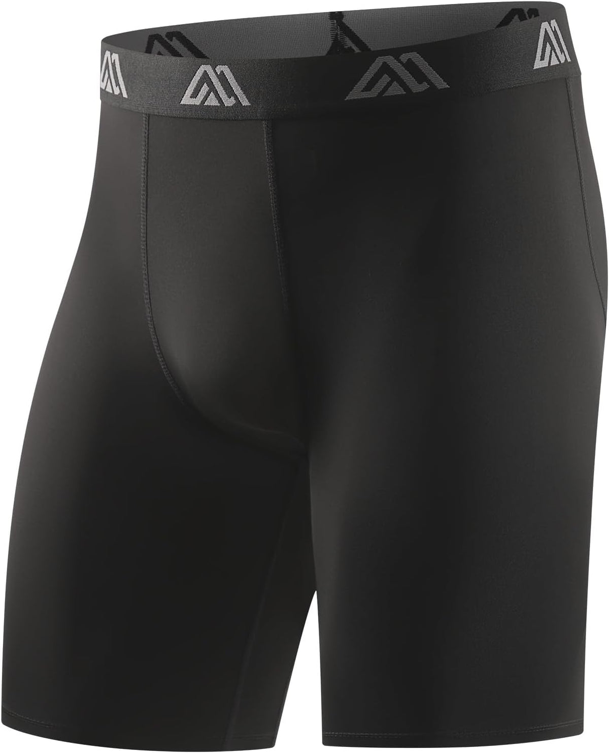 Mens Compression Shorts 9" Spandex Sports Shorts Running Athletic Workout Performance Base Layer Underwear