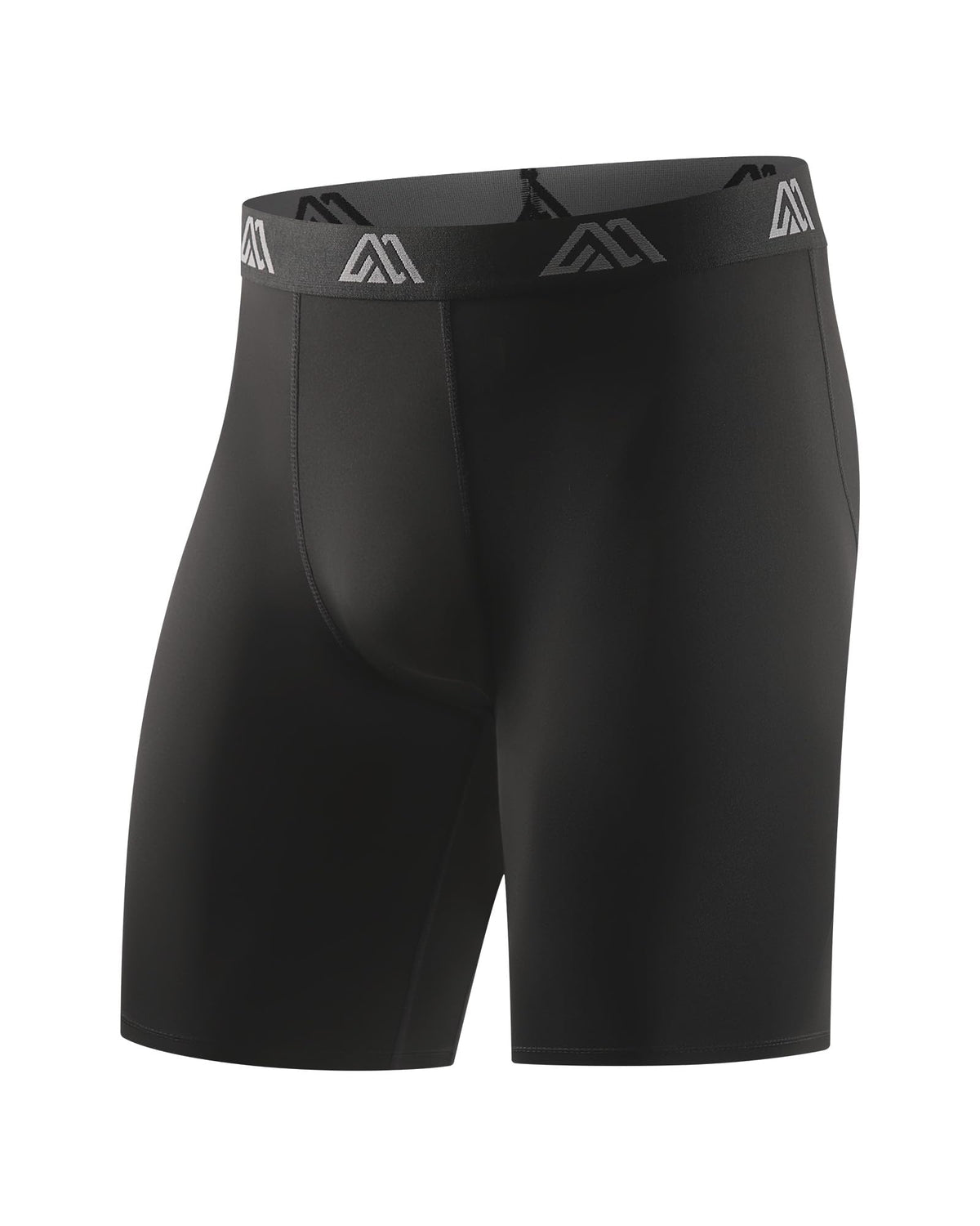 Mens Compression Shorts 9" Spandex Sports Shorts Running Athletic Workout Performance Base Layer Underwear