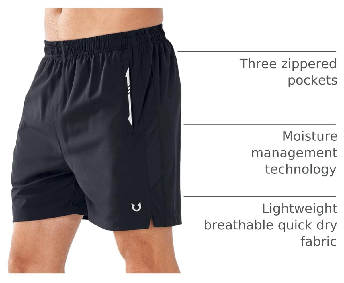 NORTHYARD Men's Running Athletic Shorts 5"/ 7"/ 9" Workout Gym Tennis