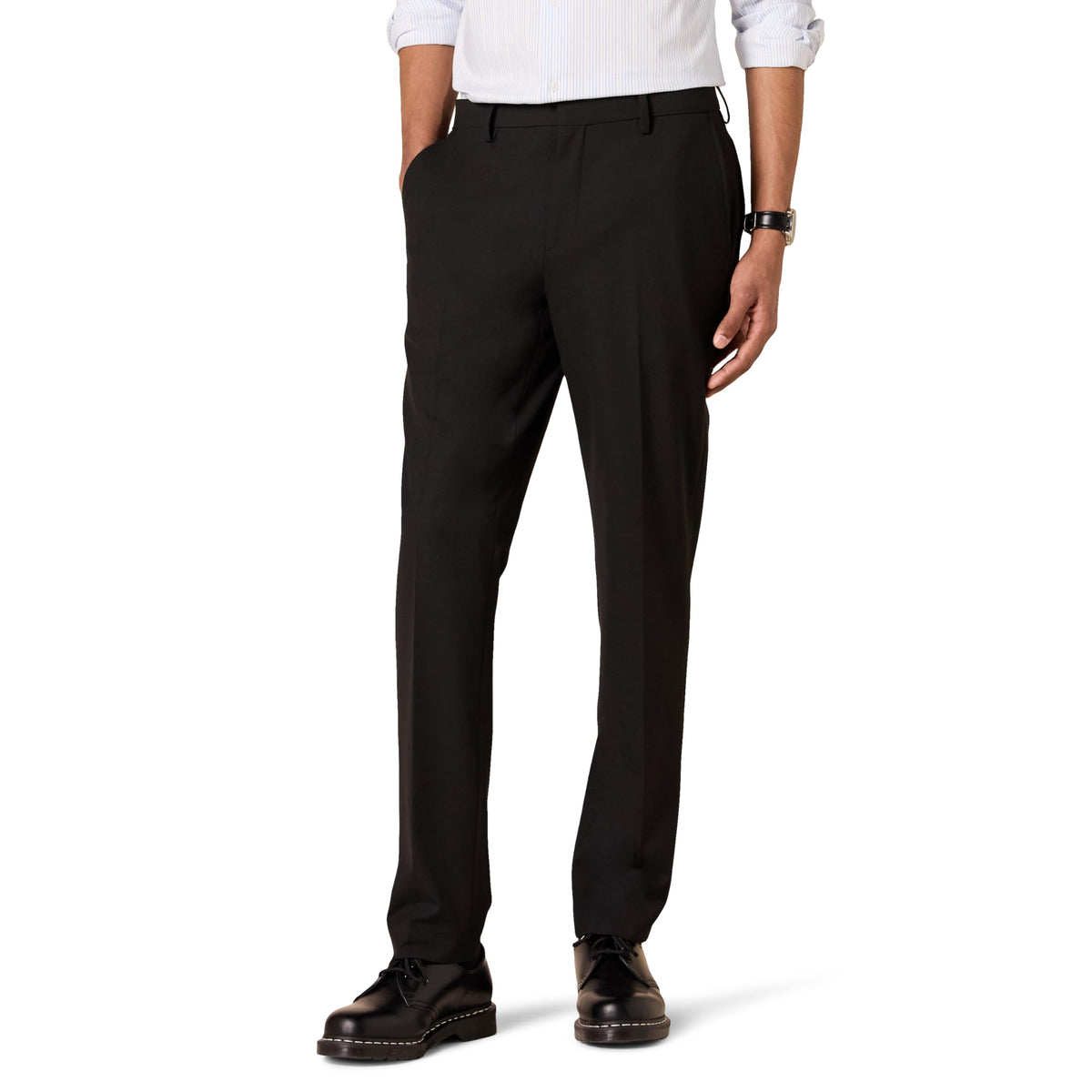 Amazon Essentials Men's Slim-Fit Wrinkle-Resistant Stretch Dress Pant