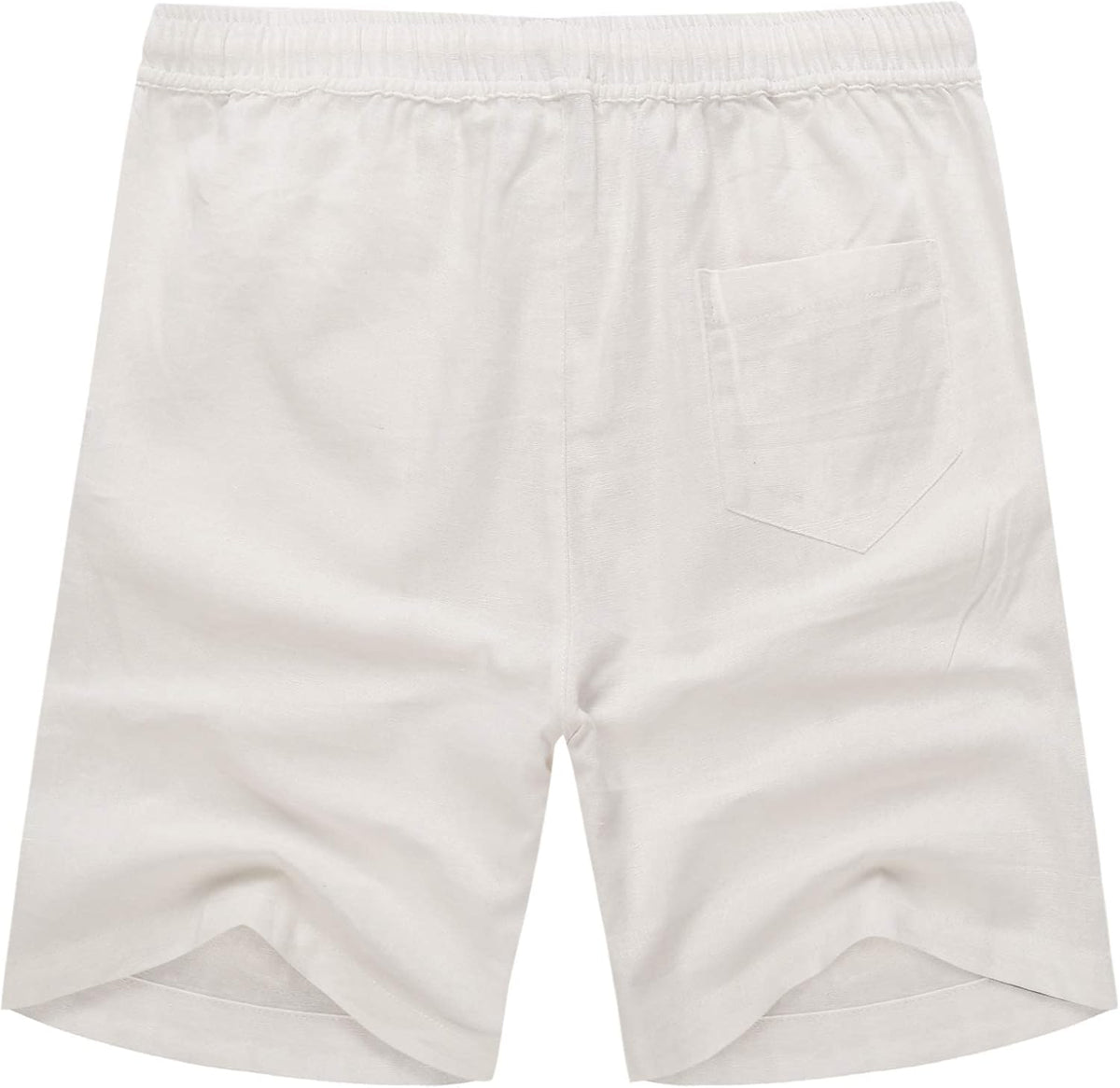 COOFANDY Men's Linen Shorts Casual Summer Beach 9"/ 7" Drawstring Shorts