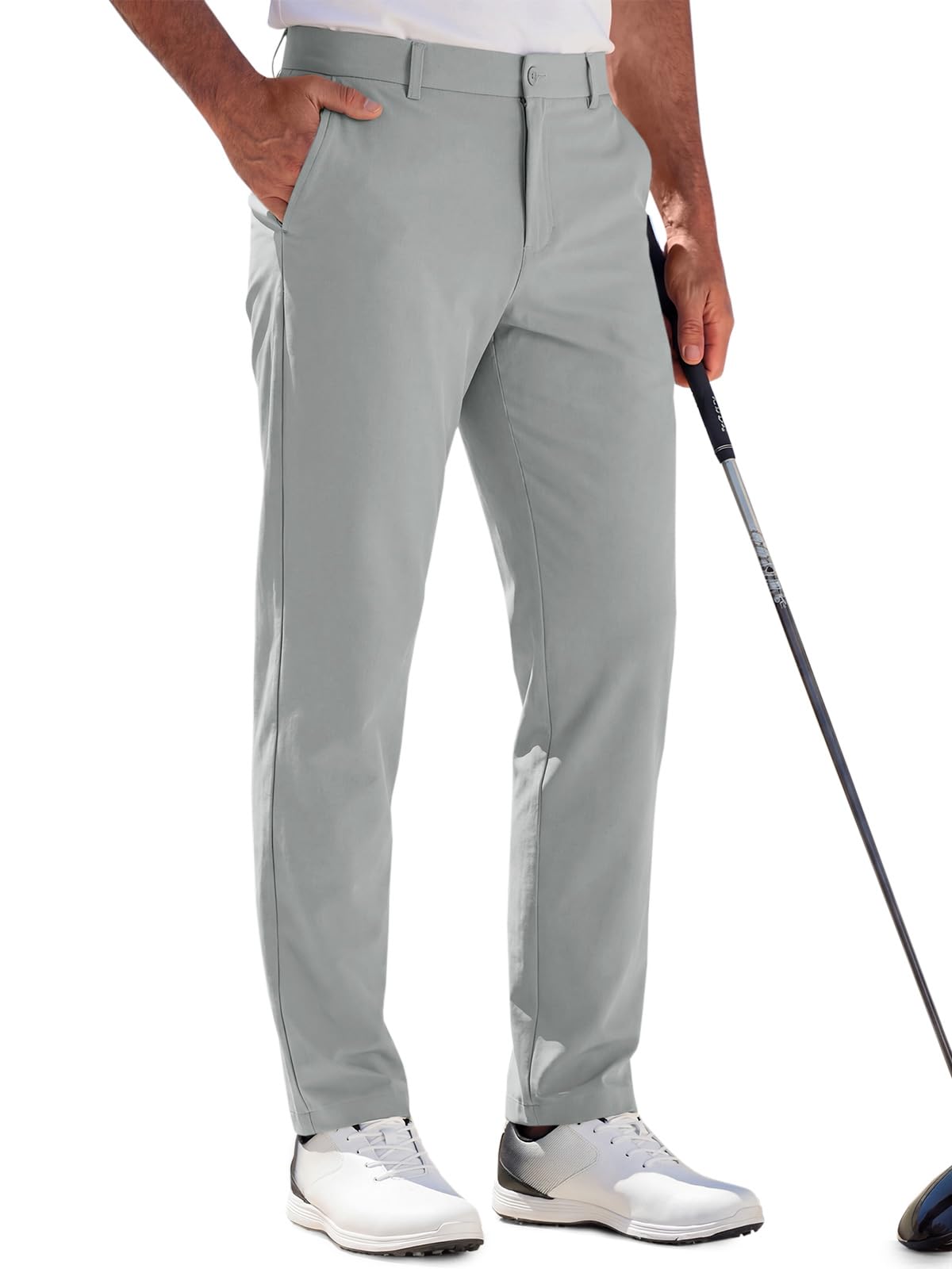 Runcati Mens Stretch Golf Pants 30"/32"/34" Dress Work Slacks