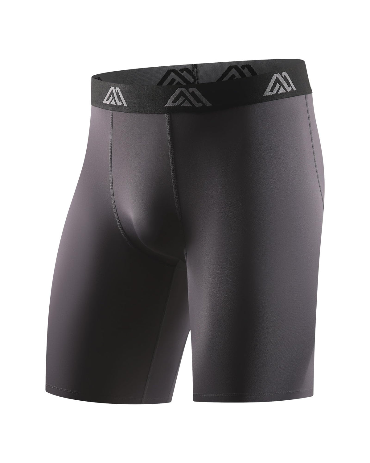 Mens Compression Shorts 9" Spandex Sports Shorts Running Athletic Workout Performance Base Layer Underwear