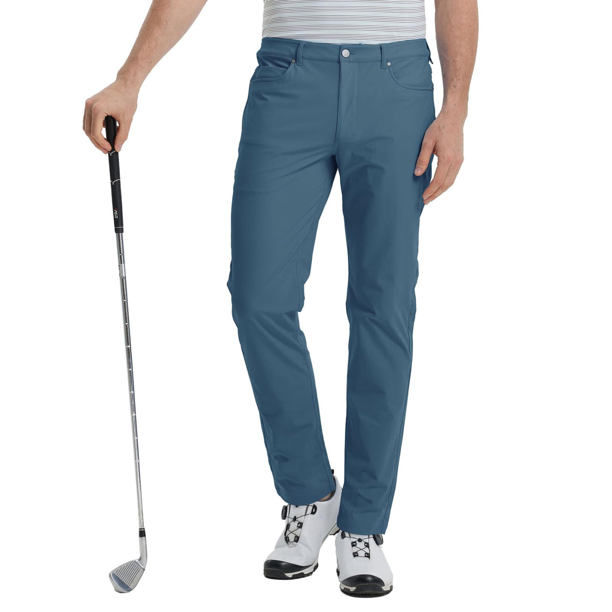 M MAELREG Golf Pants for Men Lightweight Moisture Wicking Business - 30"/32"/34" Stretch Flat Front Casual Dress Pant for Men