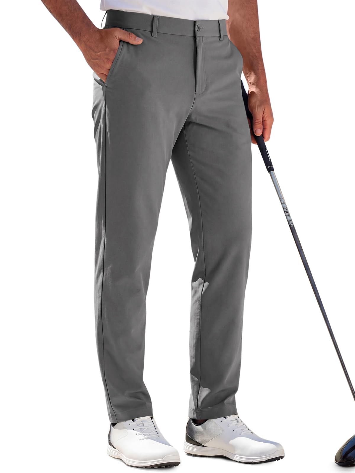 Runcati Mens Stretch Golf Pants 30"/32"/34" Dress Work Slacks