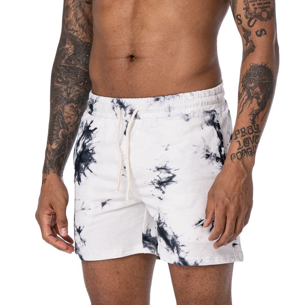 AIMPACT Men's Cotton Workout Shorts 5"/7" Sweat Athletic Gym with Pockets
