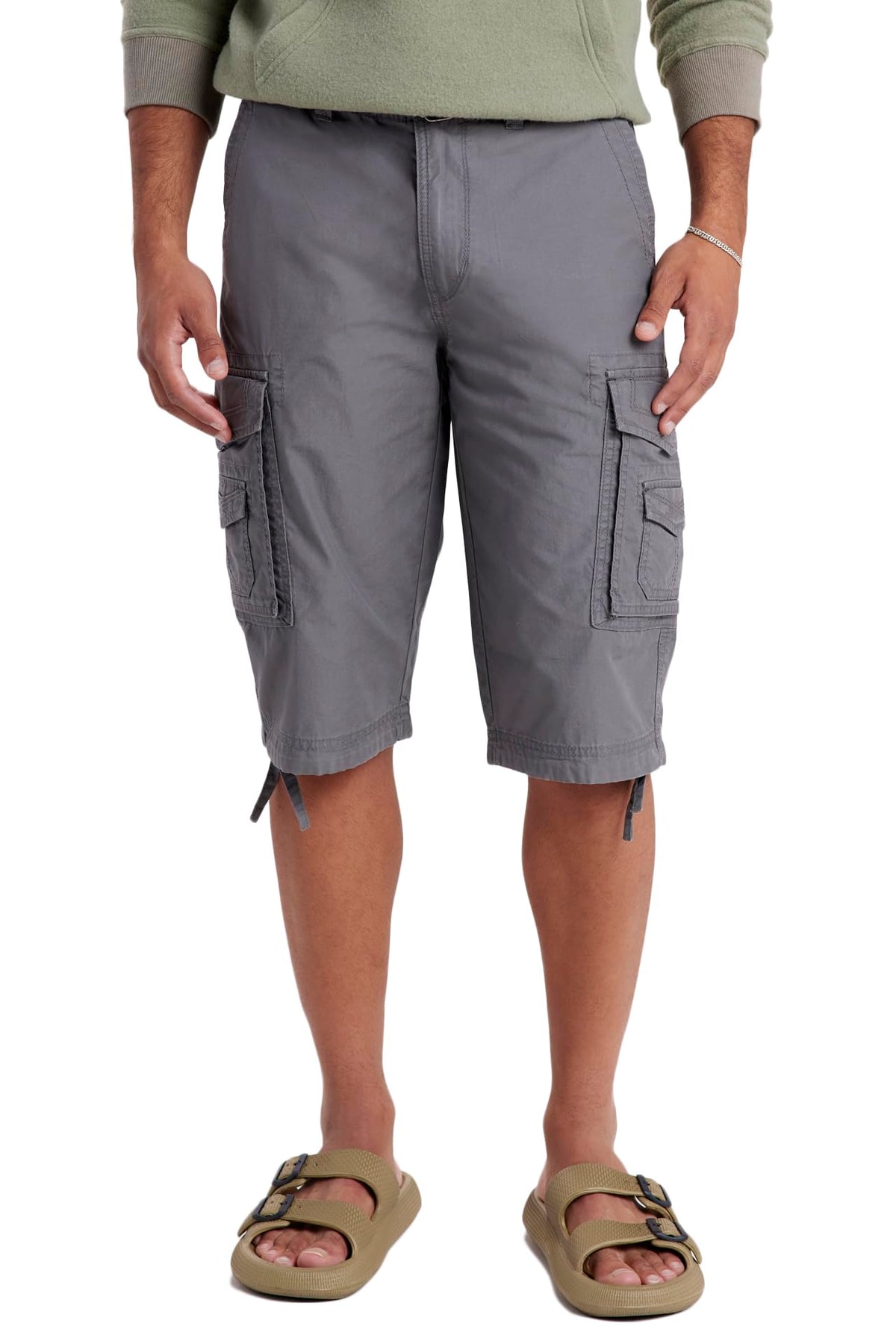 Unionbay Men's Cordova Belted Messenger Cargo Short - Reg and Big and Tall Sizes