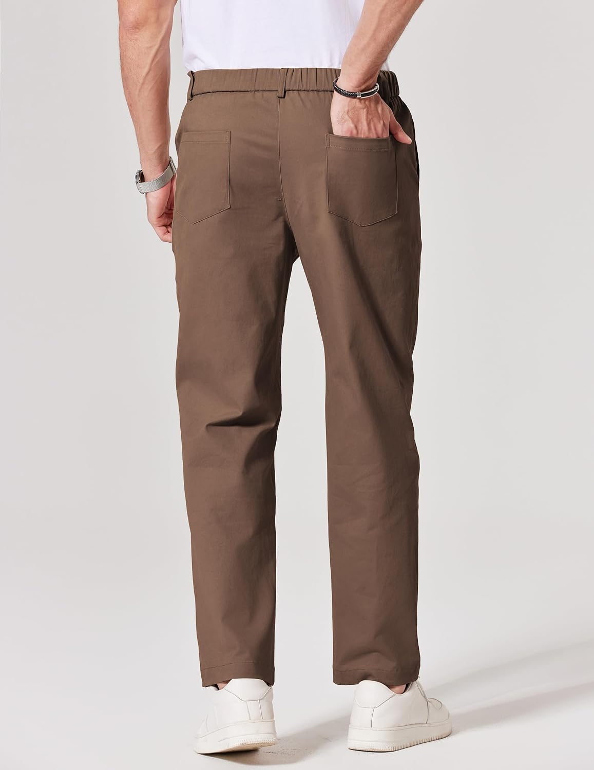 COOFANDY Mens Chino Pants Casual Business Dress Pants Stretch Golf Trousers with Pockets