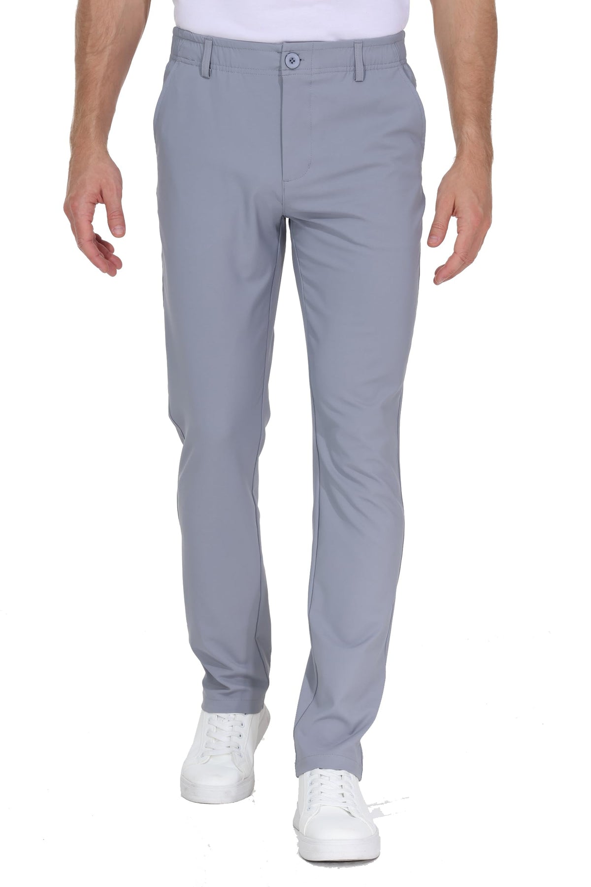 Mens Golf Pants Work Dress Pants 30"/32"/34" Lightweight Travel Trousers Stretch Business Casual Slacks with Pockets