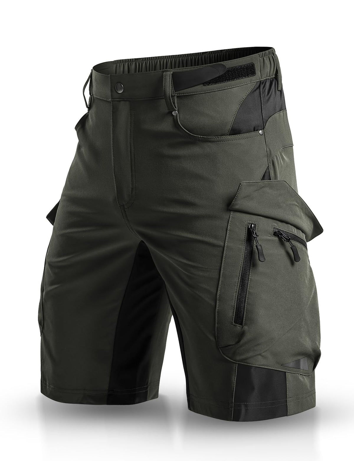 XKTTAC Men's Hiking Cargo Shorts: 4-Way Stretch with 6 Secure Pockets