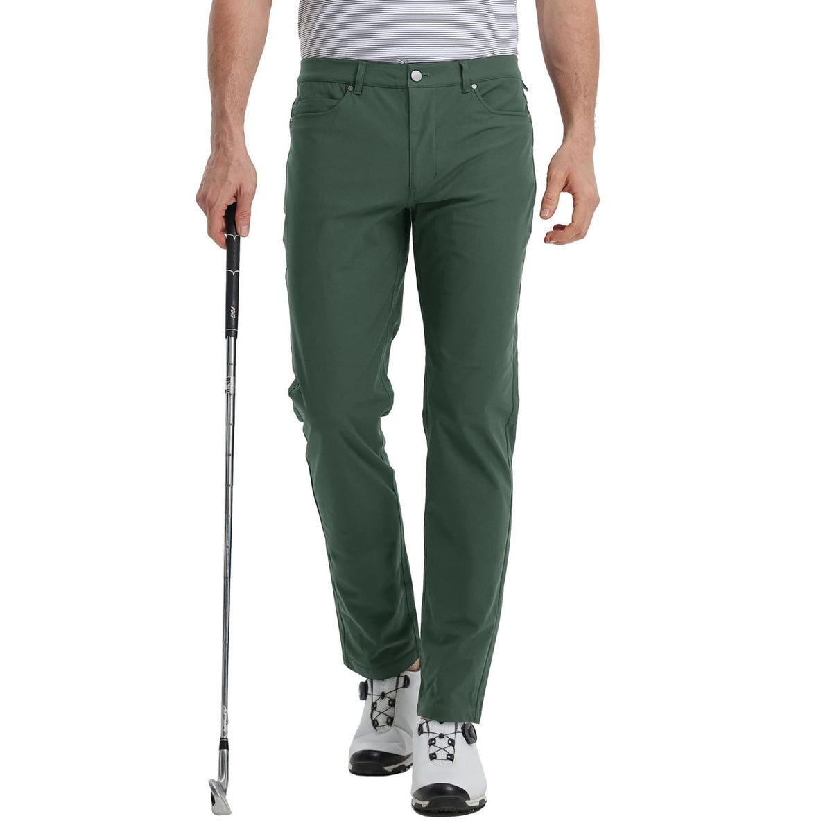 M MAELREG Golf Pants for Men Lightweight Moisture Wicking Business - 30"/32"/34" Stretch Flat Front Casual Dress Pant for Men