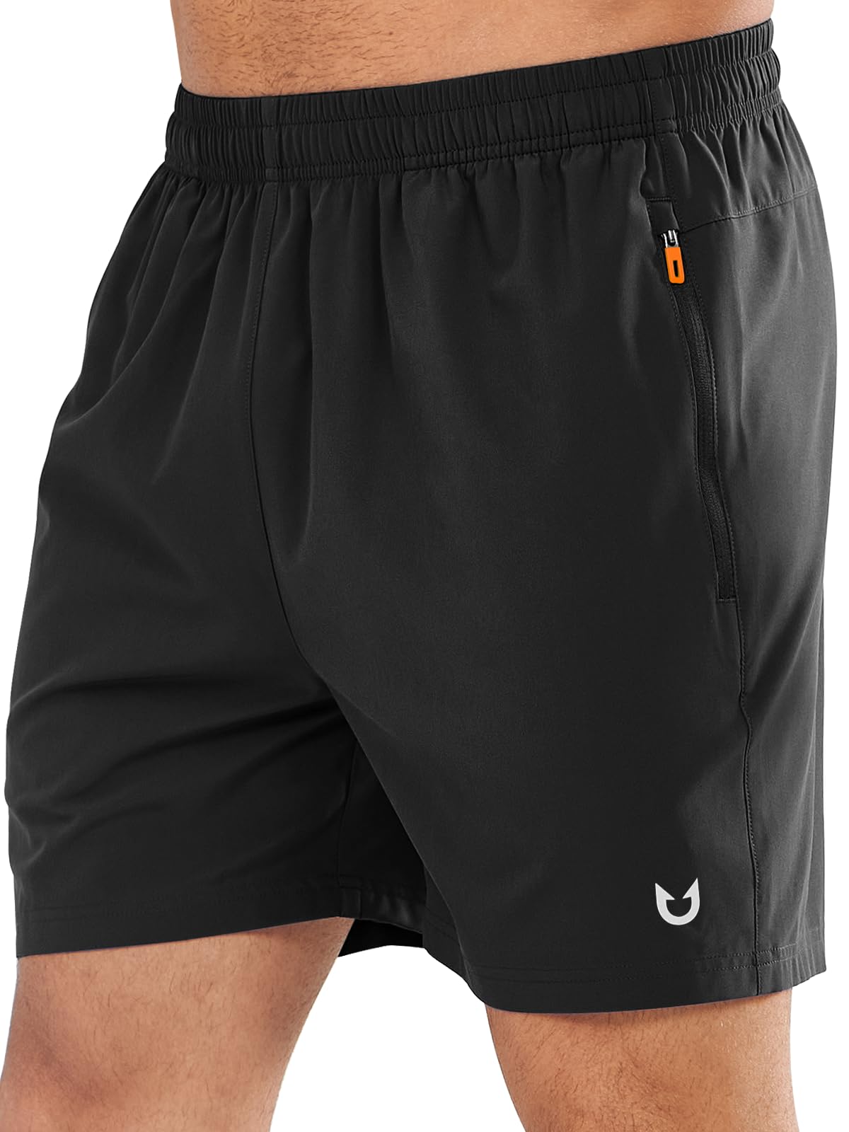NORTHYARD Men's Athletic Running Shorts Quick Dry Lightweight Zip Pockets