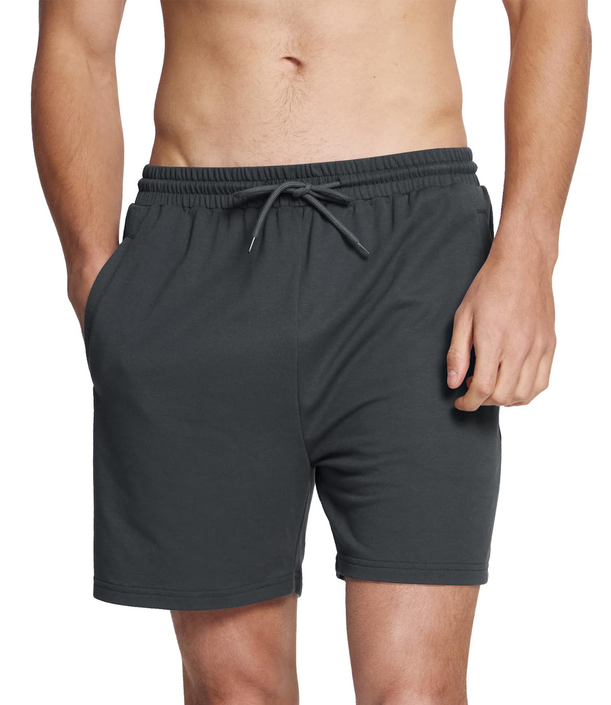 BAMBOO COOL Men's Athletic Shorts, Quick Dry Running Workout with Pockets