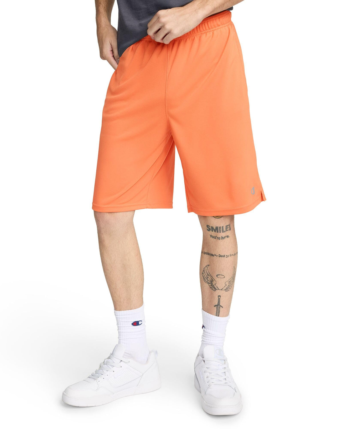 Champion Men's Sport Shorts, Standard Fit, 10 Inch Inseam, Lightweight Fabric, Moisture-Wicking