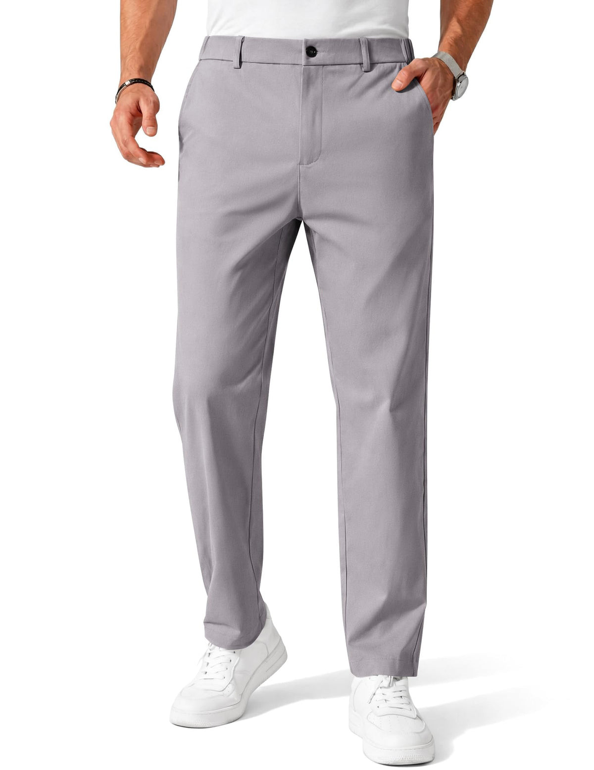 COOFANDY Mens Chino Pants Casual Business Dress Pants Stretch Golf Trousers with Pockets