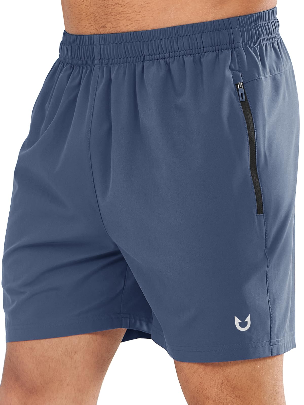 NORTHYARD Men's Athletic Running Shorts Quick Dry Lightweight Zip Pockets