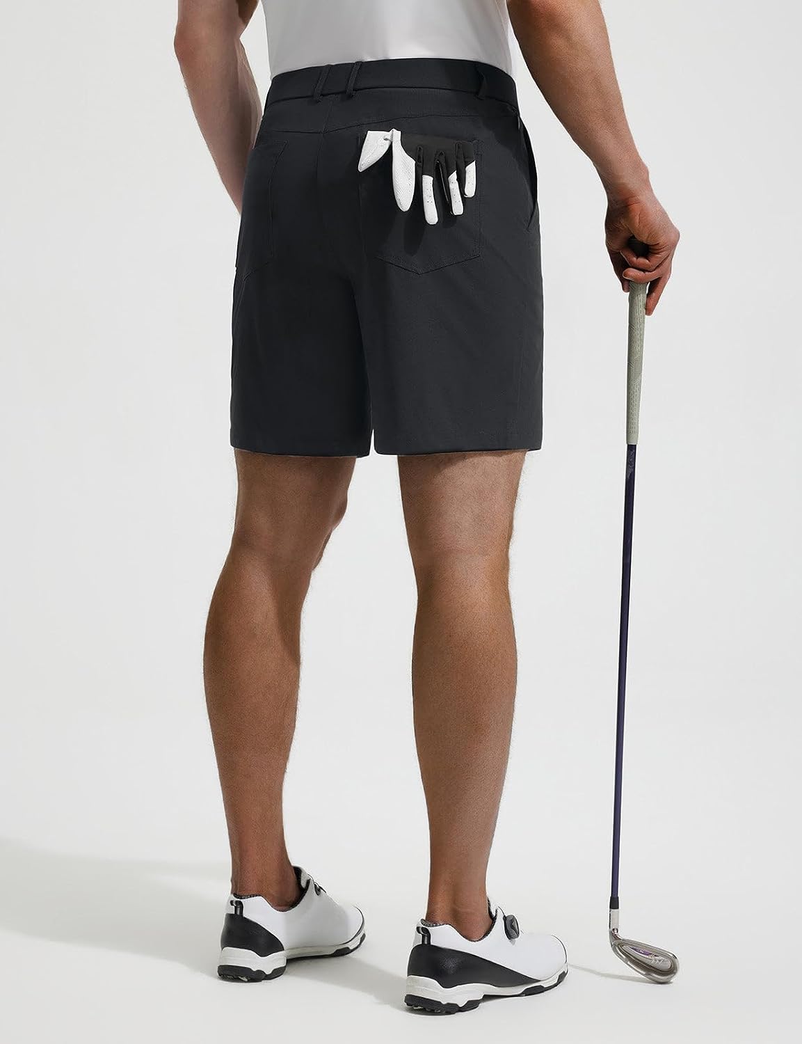 baleaf Men's 7''/9''Golf Shorts Causal Dress Work Zipper Pockets