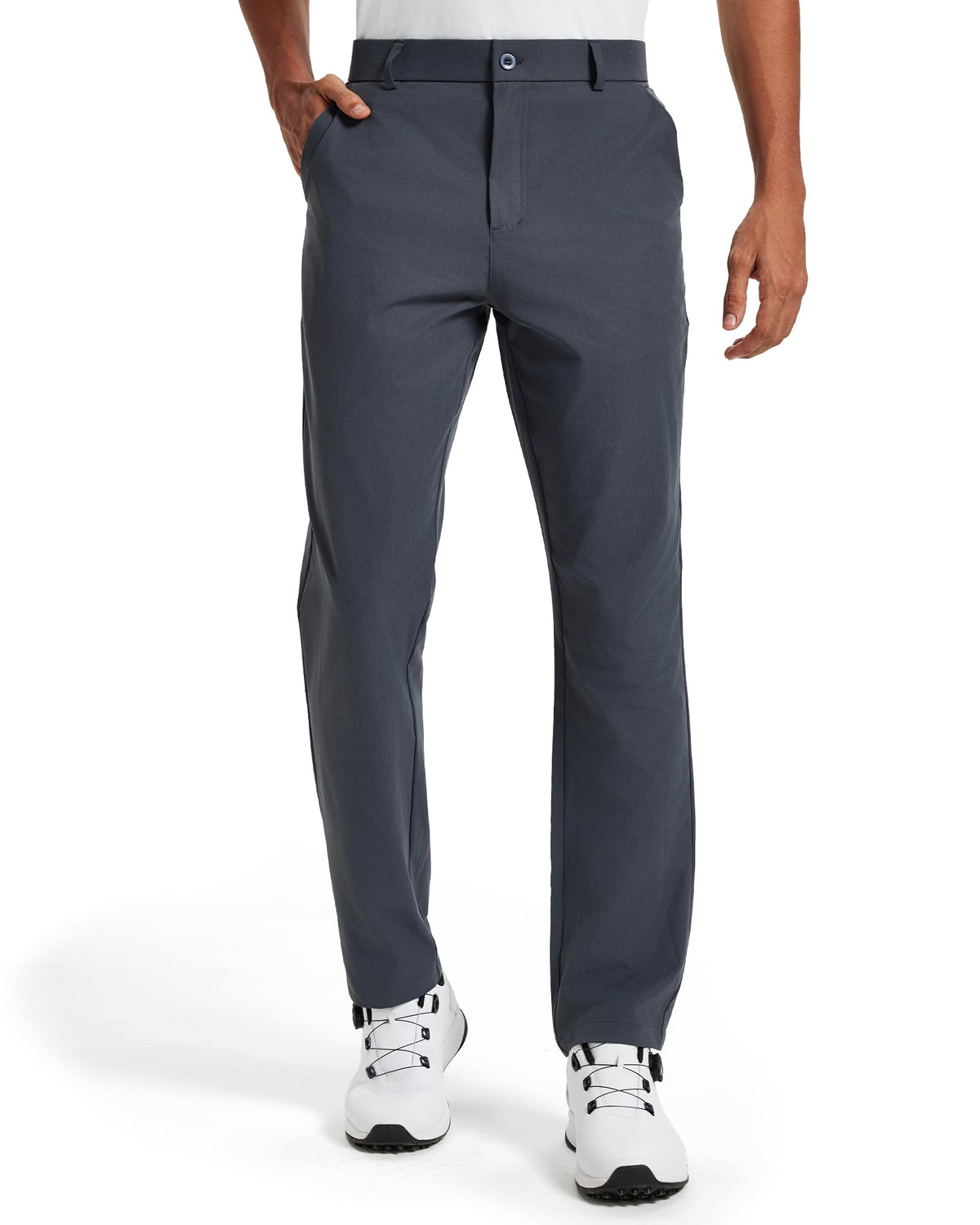 Men's Golf Pants Chinos Stretch Work Dress Quick Dry 30"/32"/34"