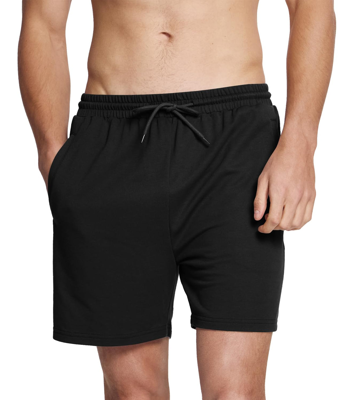 BAMBOO COOL Men's Athletic Shorts, Quick Dry Running Workout with Pockets