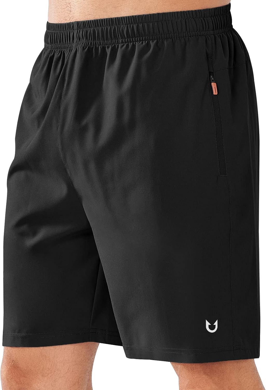 NORTHYARD Men's Athletic Running Shorts Quick Dry Lightweight Zip Pockets