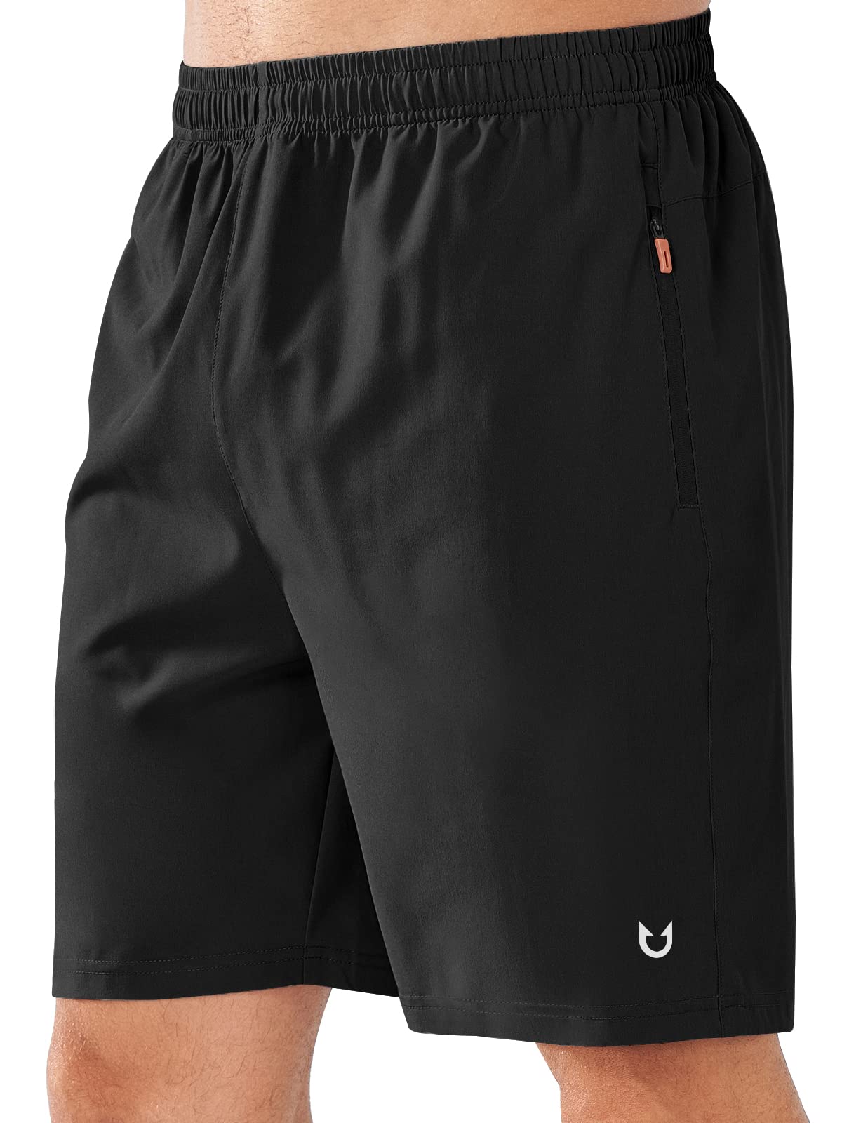NORTHYARD Men's Athletic Running Shorts Quick Dry Lightweight Zip Pockets