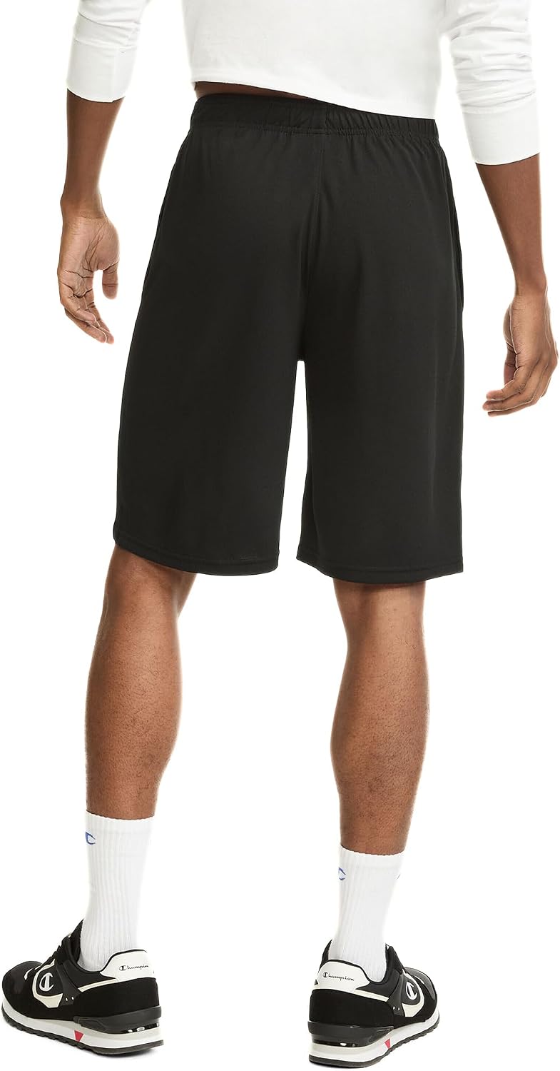 Champion Men's Sport Shorts, Standard Fit, 10 Inch Inseam, Lightweight Fabric, Moisture-Wicking