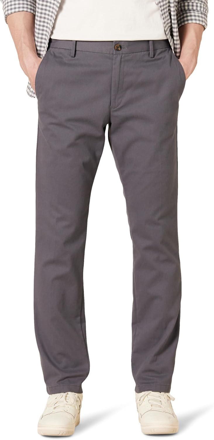Amazon Essentials Men's Slim-Fit Wrinkle-Resistant Flat-Front Chino Pant