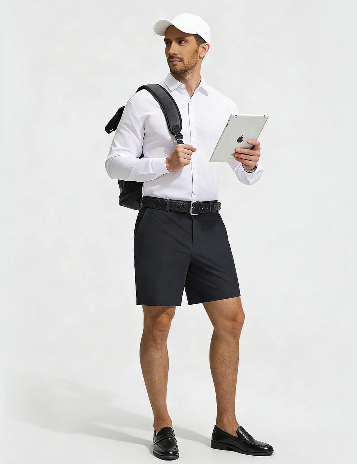 baleaf Men's 7''/9''Golf Shorts Causal Dress Work Zipper Pockets