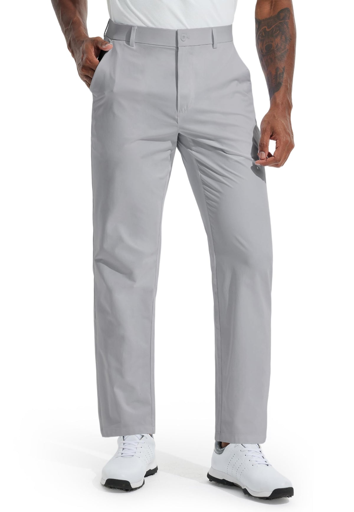 Libin Men's Golf Pants 30"/32"/34" Business Casual Suit Slacks