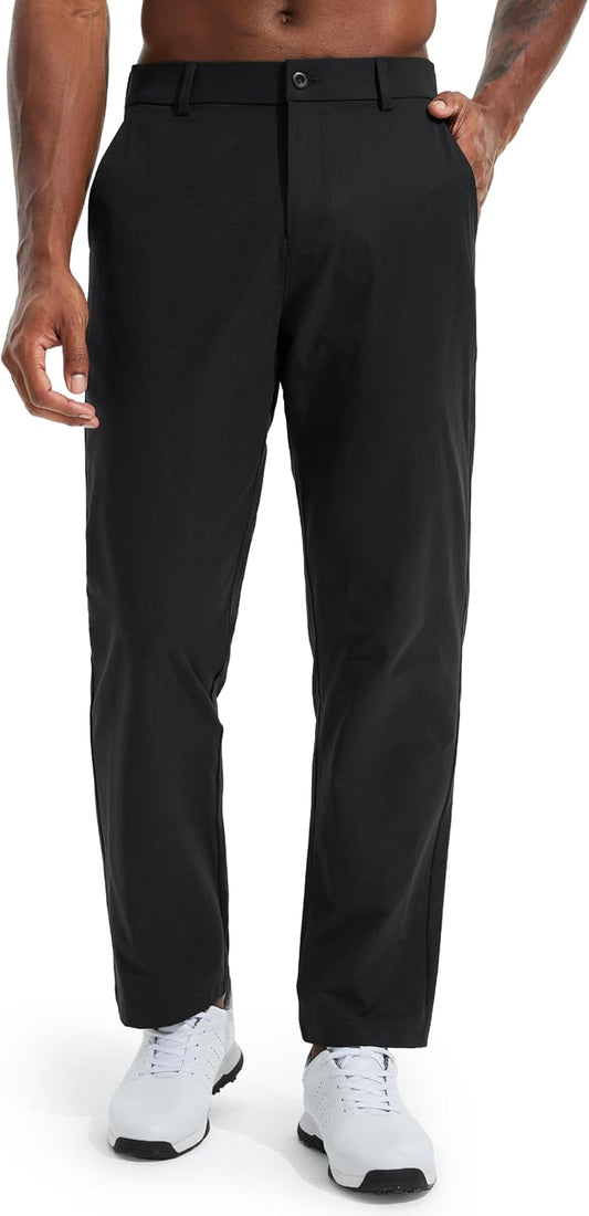 Libin Men's Golf Pants 30"/32"/34" Business Casual Suit Slacks