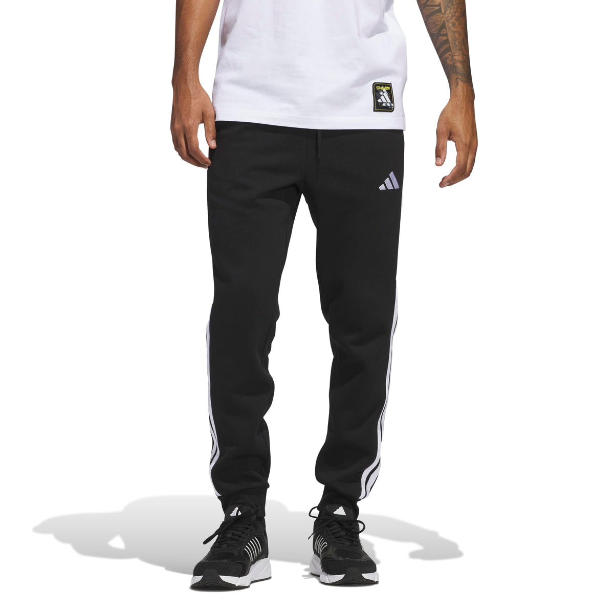 adidas Men's Essentials 3-Stripes Fleece Pants