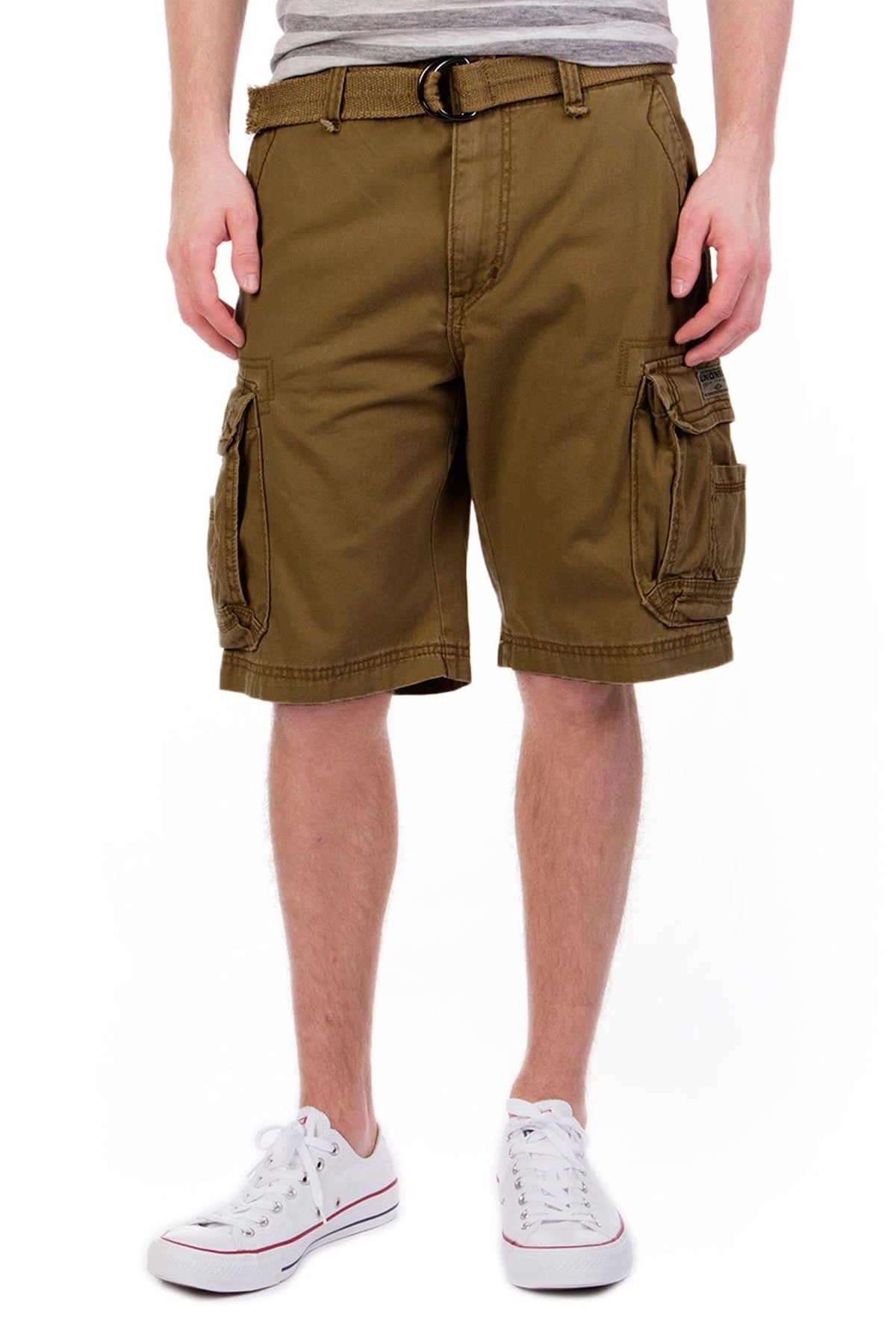 UNIONBAY Men's Survivor Belted Cargo Short-Reg and Big & Tall Sizes