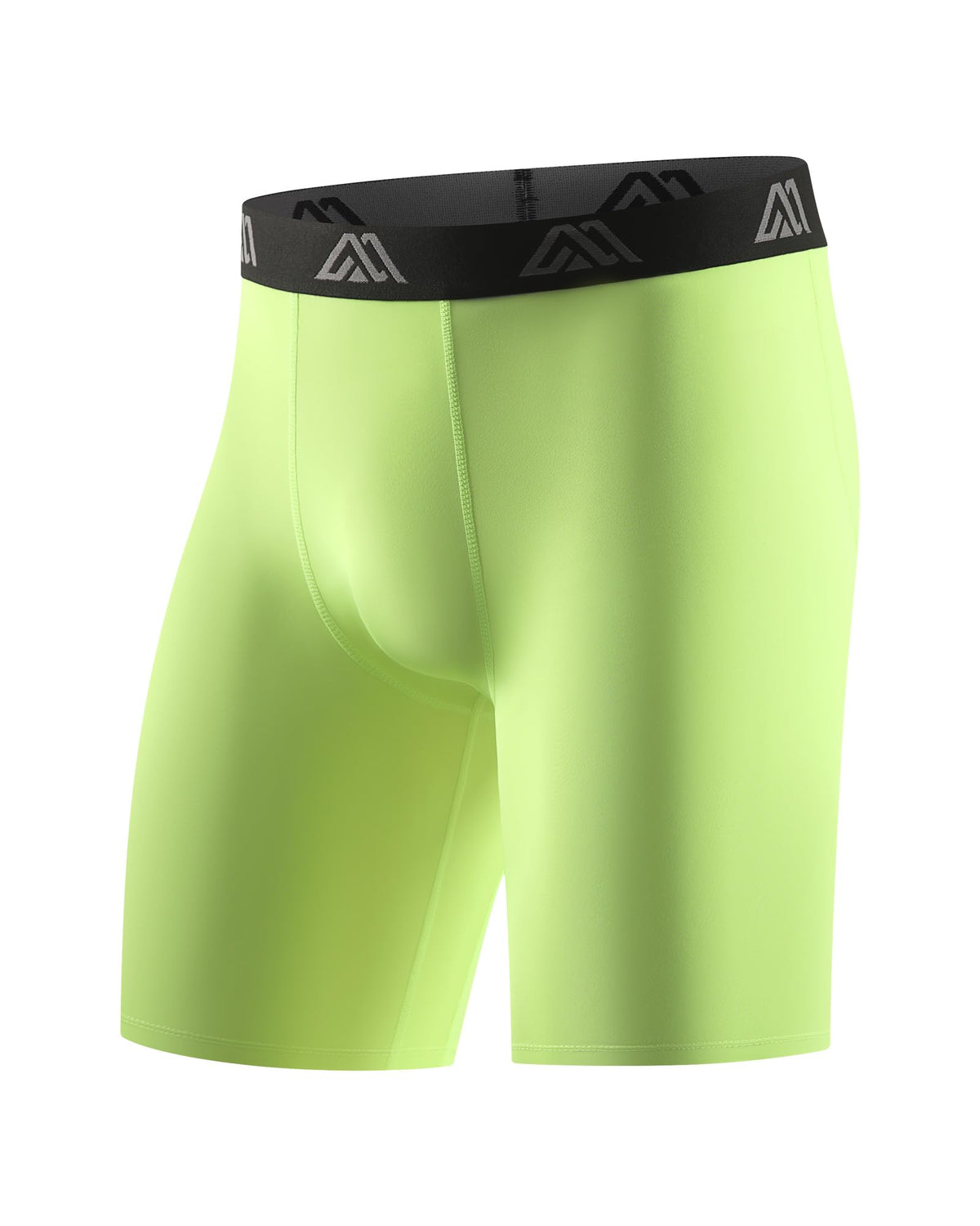 Mens Compression Shorts 9" Spandex Sports Shorts Running Athletic Workout Performance Base Layer Underwear
