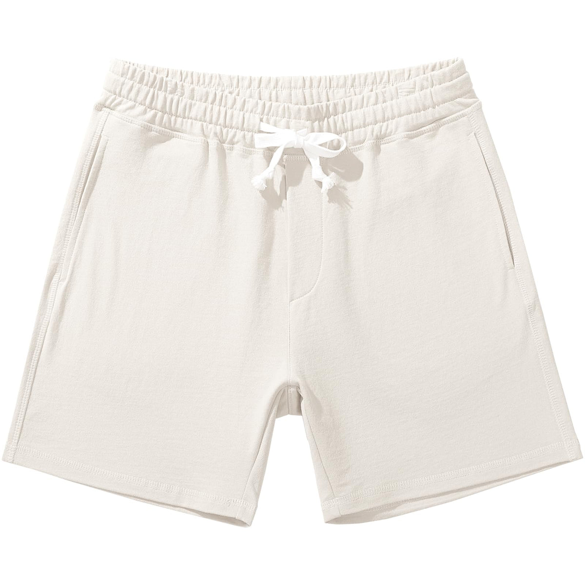 AMY COULEE Men's Cotton Sweat Shorts with Pockets, 5.5 Inch Inseam