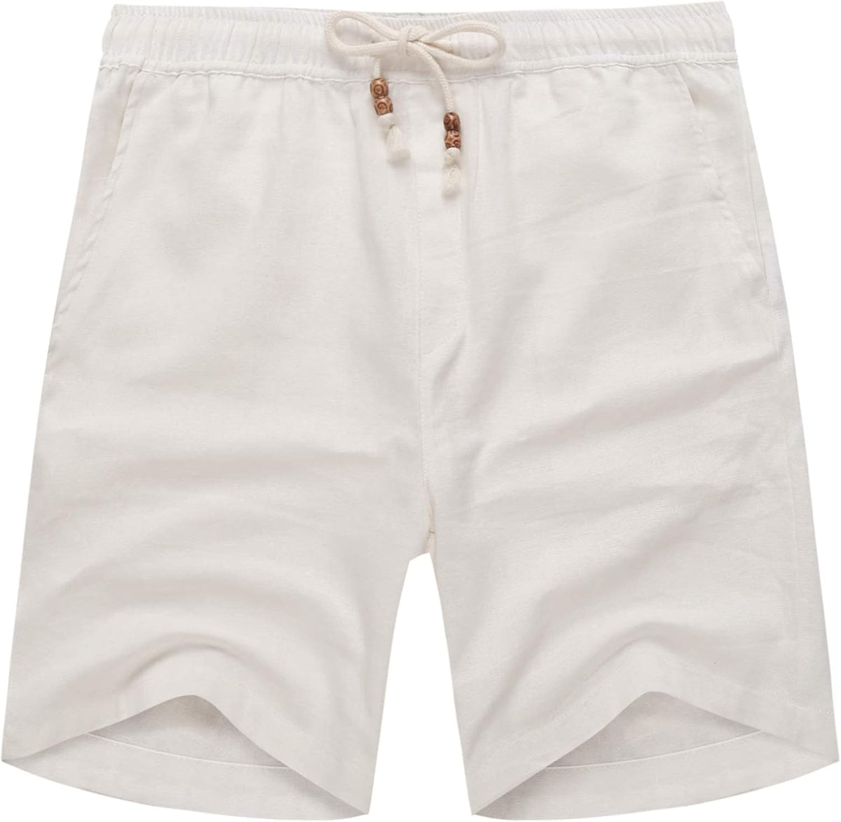 COOFANDY Men's Linen Shorts Casual Summer Beach 9"/ 7" Drawstring Shorts