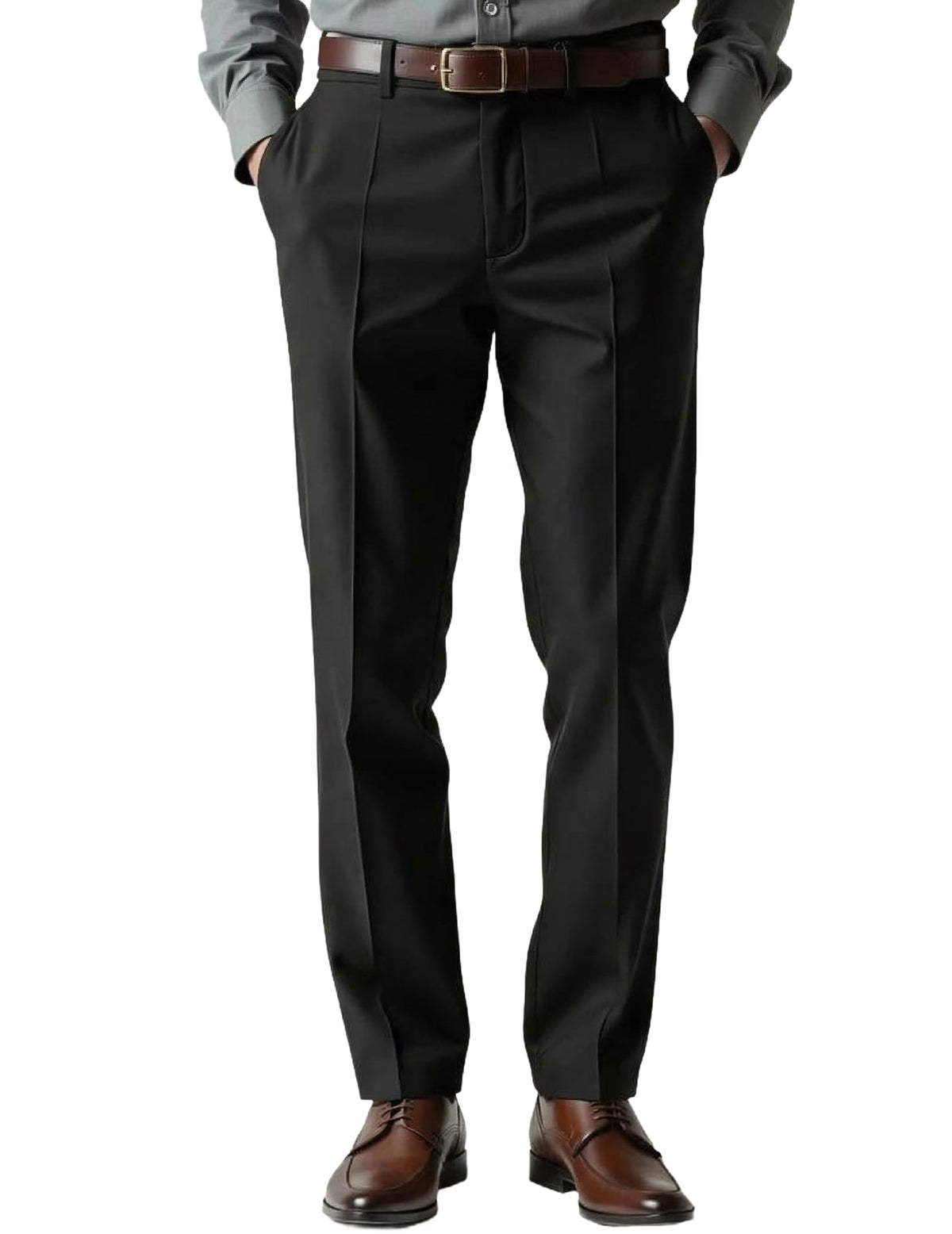 COOFANDY Mens Classic Dress Pants Expandable Waist Suit Pants Casual Slacks