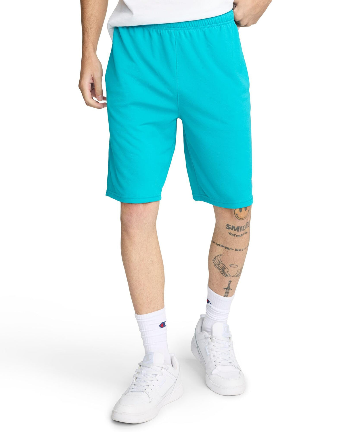 Champion Men's Sport Shorts, Standard Fit, 10 Inch Inseam, Lightweight Fabric, Moisture-Wicking