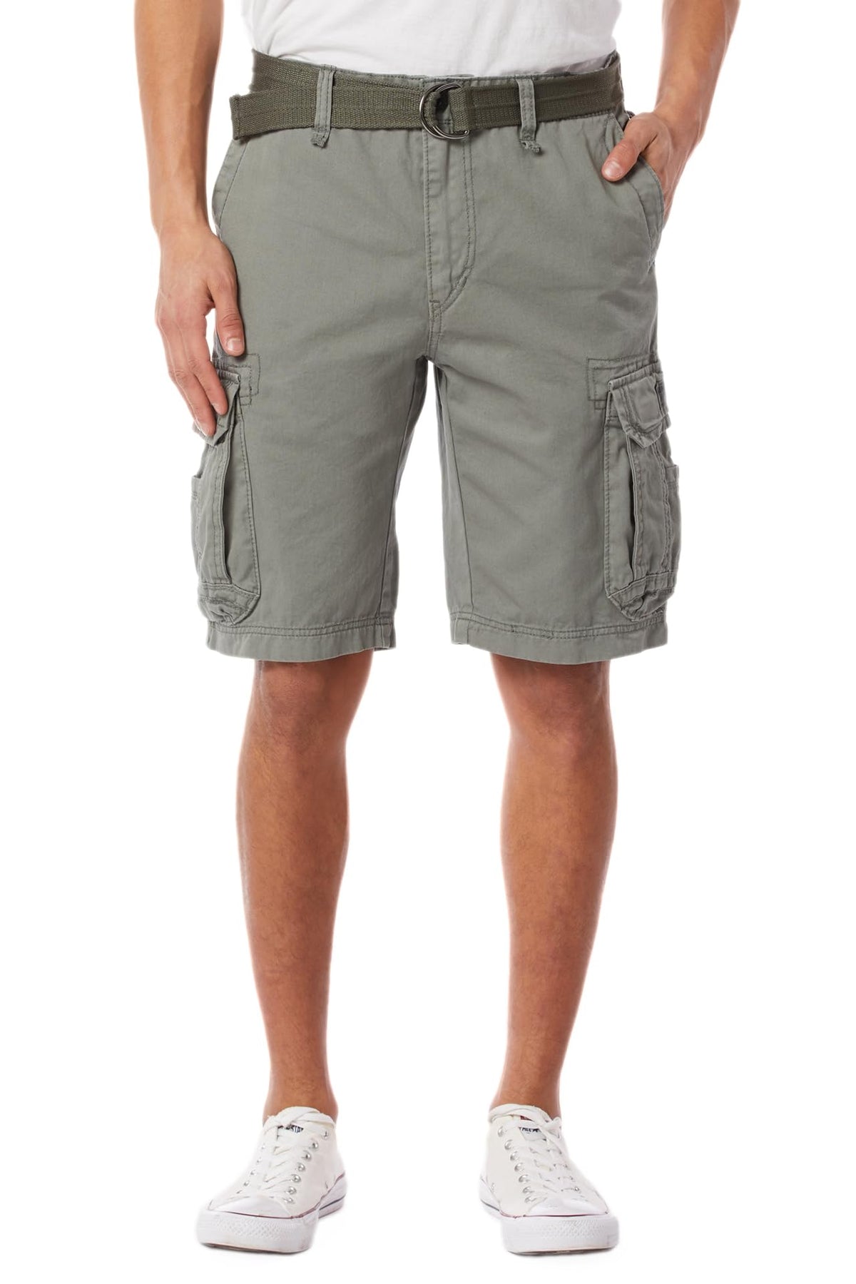 UNIONBAY Men's Survivor Belted Cargo Short-Reg and Big & Tall Sizes