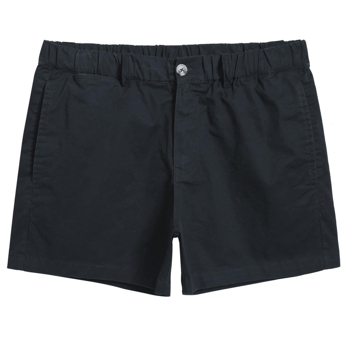 maamgic Men's Shorts Casual 4" Cotton Stretch Classic Fit Khaki Shorts