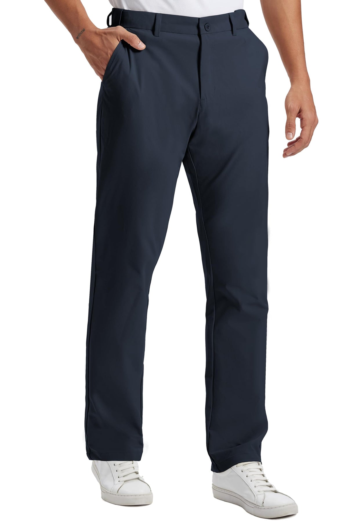 Mens Golf Pants Lightweight Quick Dry Anti-Slip 30"/32"/34" with 4 Pockets