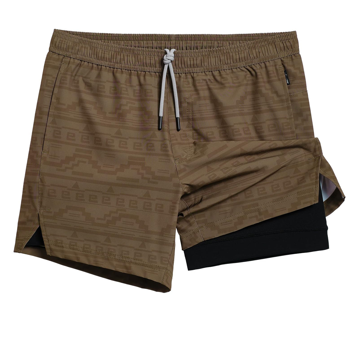 maamgic Mens 5" Gym Running Shorts for Men 2 in 1 Quick Dry Workout Athletic Shorts