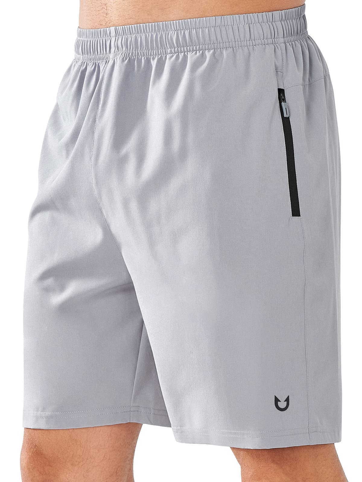 NORTHYARD Men's Athletic Running Shorts Quick Dry Lightweight Zip Pockets