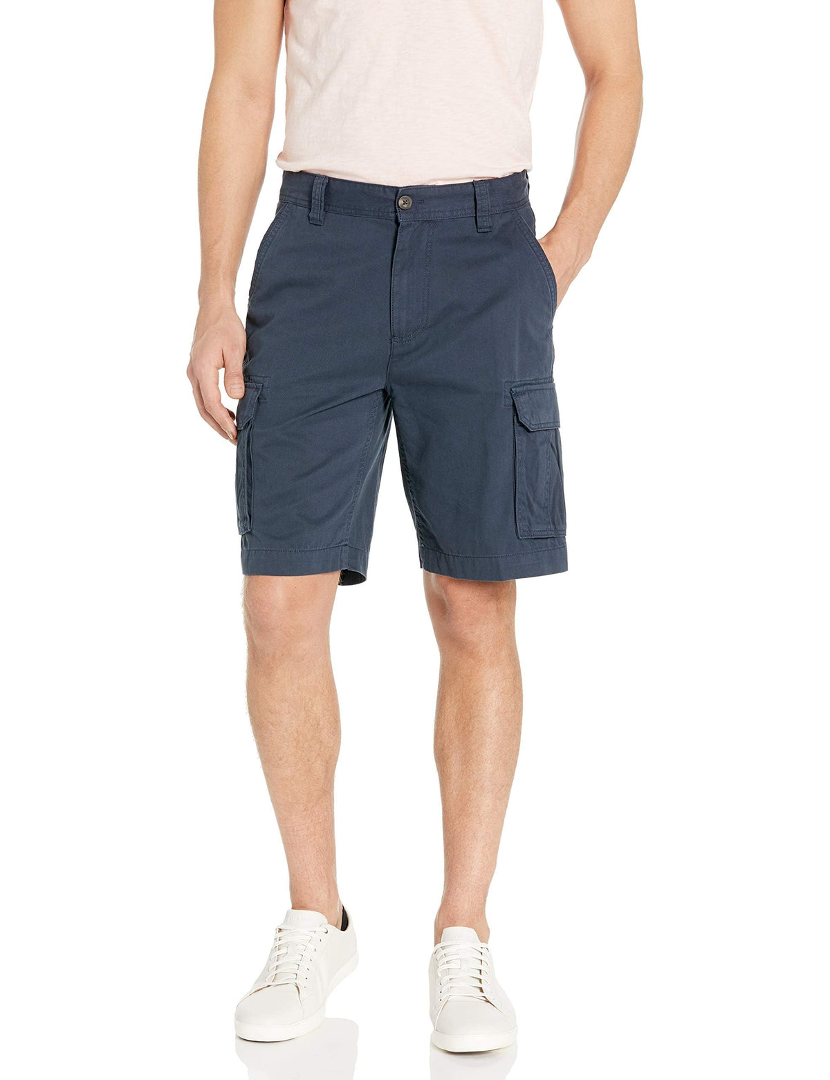 Amazon Essentials Men's 10" Classic-Fit Cotton Twill Cargo Shorts, Multiple Pockets (Available in Big & Tall)