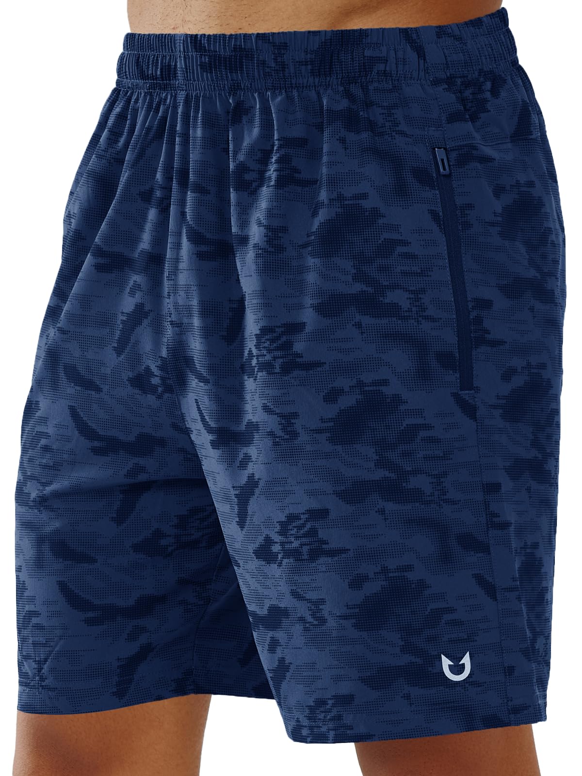 NORTHYARD Men's Athletic Running Shorts Quick Dry Lightweight Zip Pockets