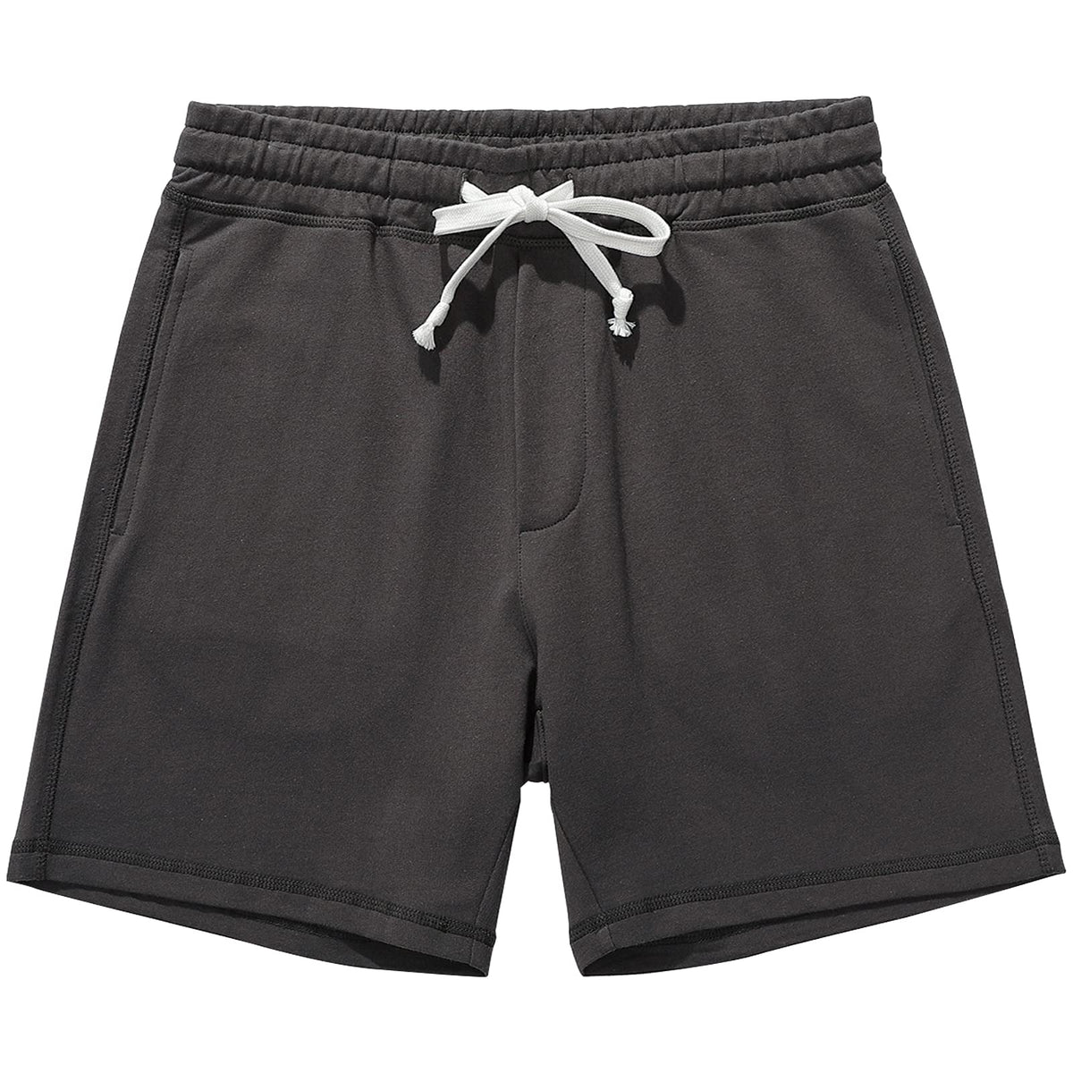 AMY COULEE Men's Cotton Sweat Shorts with Pockets, 5.5 Inch Inseam
