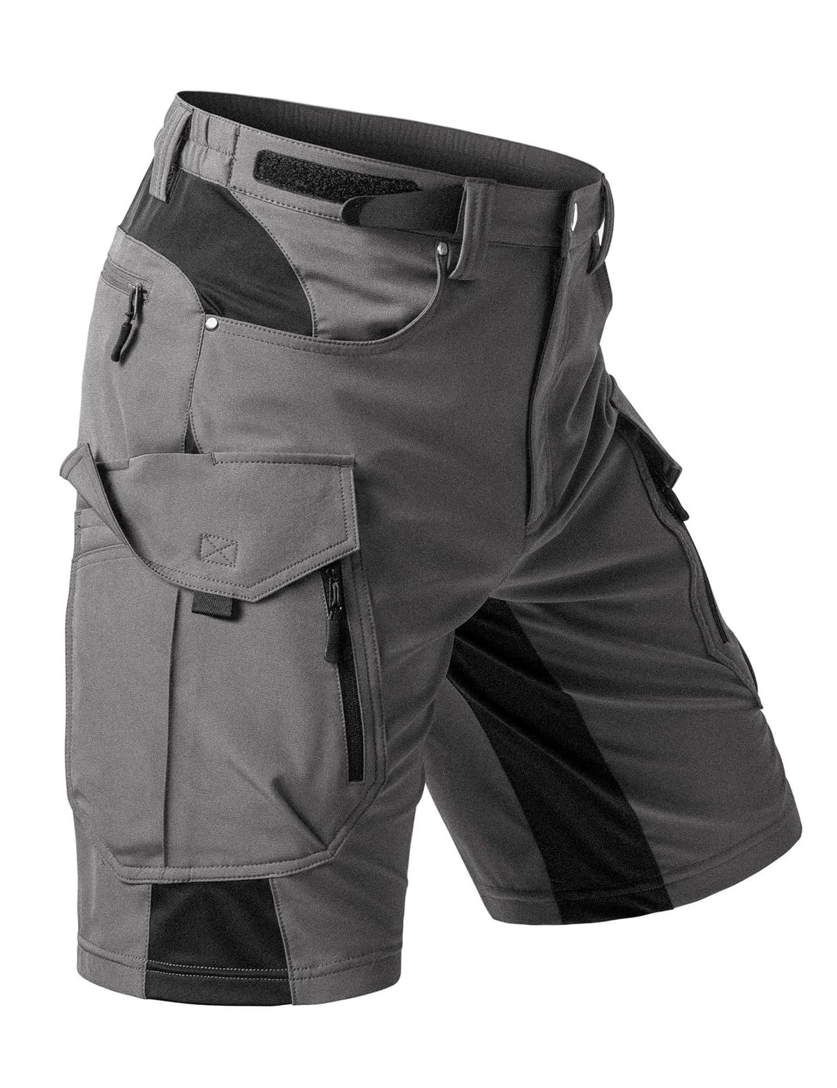 Moosehill Men's Hiking Cargo Shorts: Quick Dry 9 Pockets (Self-Storing)