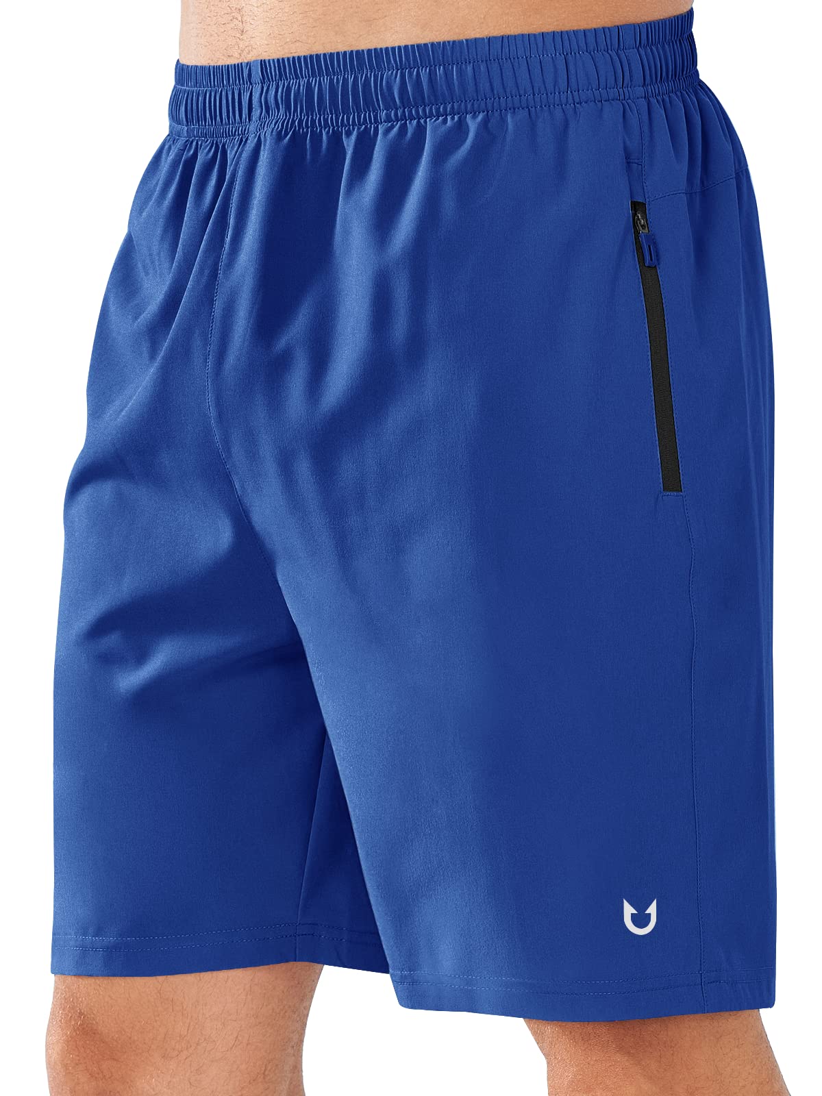 NORTHYARD Men's Athletic Running Shorts Quick Dry Lightweight Zip Pockets