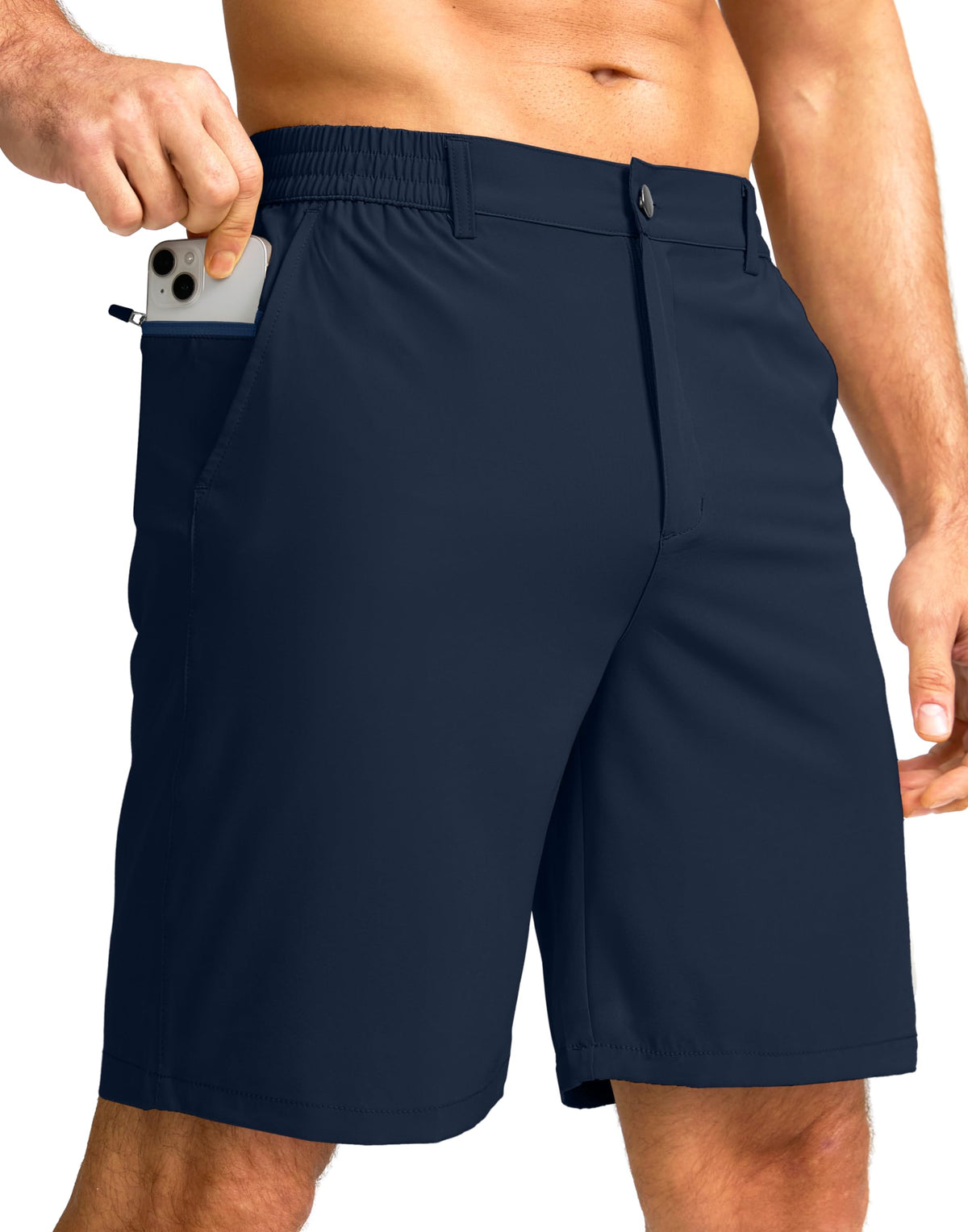Men's Casual Shorts 7"/5"/9" Lightweight Golf Shorts for Men with 3 Pockets